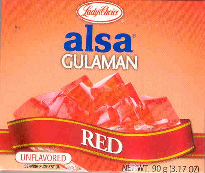 (image for) LADY'S CHOICE ALSA GULAMAN RED UNFLAVORED